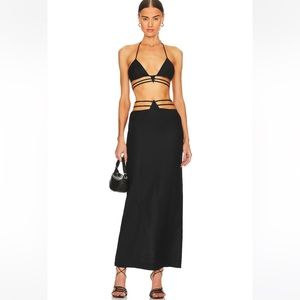 Elegant Black Maxi Skirt